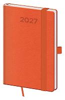 Vreckový diár A6 Print Pop oranžový