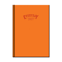 Denný diár A5 Everyday oranžový 2027