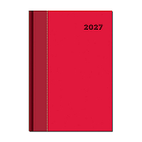 Denný diár A5 DOLCETTO červeno červený 2027