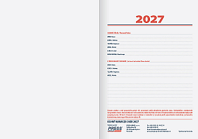 Denný diár Manager 2027 - platinový 1
