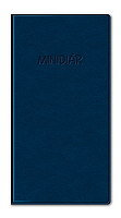 Minidiár mesačný 2027 - modrý
