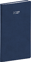 NOTIQUE Vreckový diár Balakon 2027, tmavomodrý, 9 x 15,5 cm