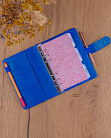 NOTIQUE Refill – Týždenný krúžkový diár s vymeniteľnými listami 2027, kráľovsky modrý, 12,5 x 19 cm 3