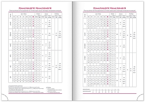 Týždenný diár Balacron 2024, bordový, 15 × 21 cm 6