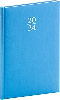 Týždenný diár Capys 2024, modrý, 15 × 21 cm