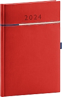 Týždenný diár Tomy červeno–modrý, 2024 15 × 21 cm