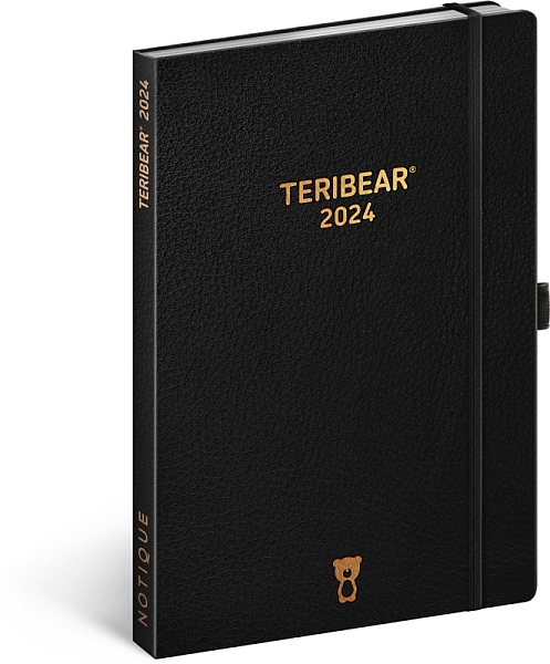 Týždenný diár Teribear 2024, 15 × 21 cm