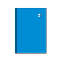Denný diár A5 PRINT Neon modrý 2024