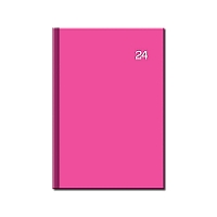 Denný diár A5 PRINT Neon ružový 2024