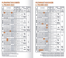 Minidiár týždenný 2024 - modrý 2