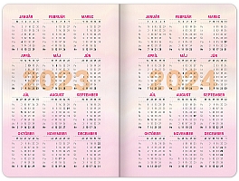 Školský diár Ružové pruhy (september 2023 – december 2024), 9,8 × 14,5 cm 2
