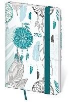 Vreckový diár Lyra design 1-5 s gumičkou 2