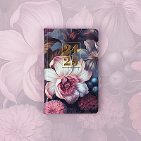 18-mesačný diár Petito – Kvety 2024/2025, 11 × 17 cm 2