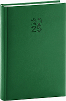 NOTIQUE Denný diár Aprint 2025, zelený, 15 x 21 cm