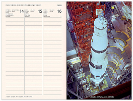 Týždenný magnetický diár NASA 2022, 11 × 16 cm 4