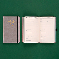 Nedatovaný plánovač Note to self, 5 mínut denne, 13 × 21 cm 7