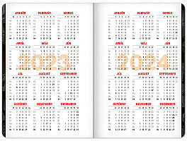 Školský diár Technik (september 2023 – december 2024), 9,8 × 14,5 cm 2