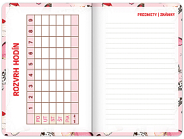 Školský diár Motýliky (september 2023 – december 2024), 9,8 × 14,5 cm 9