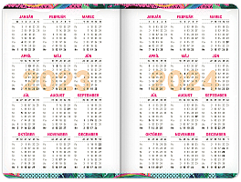 Školský diár Fresh (september 2023 – december 2024), 9,8 × 14,5 cm 2