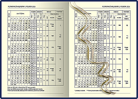 Denný diár A5 COLORS červený 2026 3
