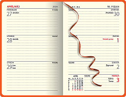 Mini diár A6 CAPRI neon 2026 2