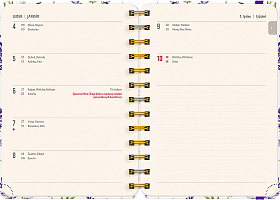 NOTIQUE Špirálový 18-mesačný diár Petito – Levanduľa 2026/2027, 13 x 18 cm 1