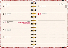 NOTIQUE Špirálový 18-mesačný diár Petito – Mraky 2026/2027, 13 x 18 cm 1