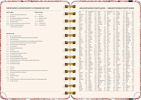 NOTIQUE Špirálový 18-mesačný diár Petito – Mraky 2026/2027, 13 x 18 cm 4