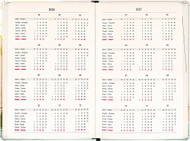 NOTIQUE 18-mesačný diár Petito – Kapybara 2026/2027, 11 x 16 cm 2