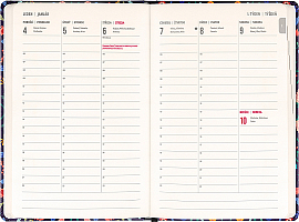 NOTIQUE 18-mesačný diár Petito – Flóra 2026/2027, 11 x 16 cm 1