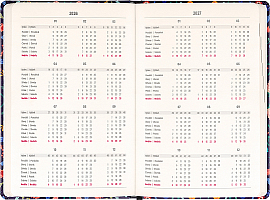 NOTIQUE 18-mesačný diár Petito – Flóra 2026/2027, 11 x 16 cm 2