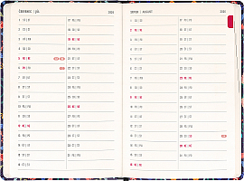 NOTIQUE 18-mesačný diár Petito – Flóra 2026/2027, 11 x 16 cm 3