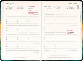 NOTIQUE 18-mesačný diár Petito – Spiaca líška 2026/2027, 11 x 16 cm 1