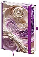 Týždenný diár A5 Vario Matragi Violet s gumičkou