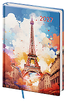 Týždenný diár A5 Vario Lyra Paris