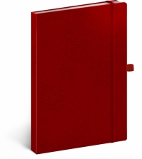 Notes Vivella Classic červený/červený, bodkovaný, 15 × 21 cm
