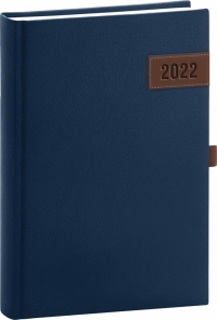 Denný diár Tarbes 2022, modrý, 15 × 21 cm