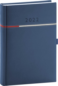 Denný diár Tomy modro–červený, 2022 15 × 21 cm