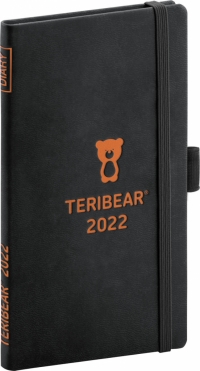 Vreckový diár Teribear 2022, 9 × 15,5 cm