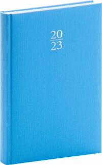 Denný diár Capys 2023, svetlomodrý, 15 × 21 cm