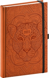 Denný diár Vivella Fun 2023, panter, 15 × 21 cm