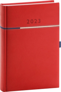 Denný diár Tomy červeno–modrý, 2023 15 × 21 cm