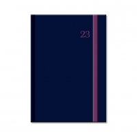 Denný diár A5 – VERTICAL Purple 2023